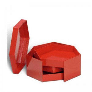 Rotary handmade high quality customized gift packaging box