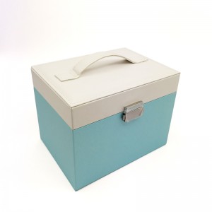 Custom Logo Rectangular paper Gift Box With Lock And Key