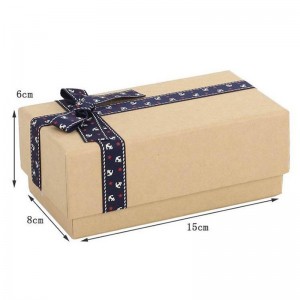 China Supplier Custom Wholesale Luxury Kraft Rigid Paper Box