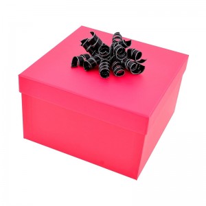 luxury square solid colour game boxes with removable lid for play cards