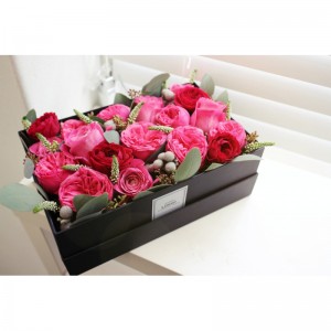 Cheap Wholesale Custom Waterproof Paper Packaging Flower Box with Lid